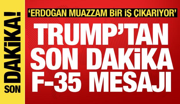 Trump'tan Beştepe'de son dakika a&ccedil;ıklama: Erdoğan muazzam bir iş &ccedil;ıkarıyor