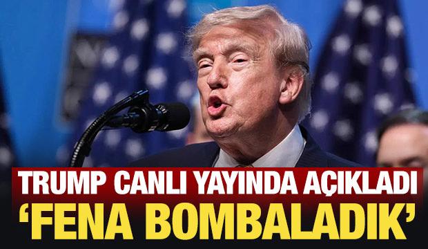 Trump'tan son dakika H&uuml;rm&uuml;z Boğazı mesajı: Onları fena bombaladık!