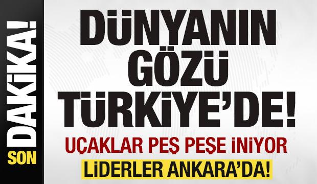 U&ccedil;aklar peş peşe iniyor! D&uuml;nyanın g&ouml;z&uuml; Ankara'da!