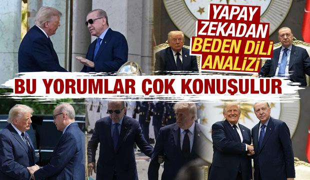 Yapay zekadan Erdoğan&rsquo;la Trump arasındaki beden dili yorumu