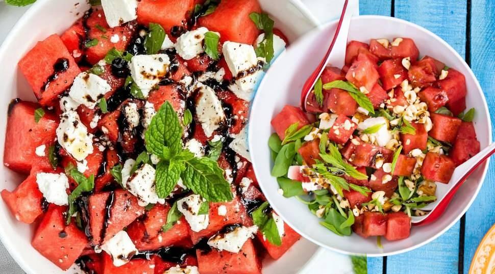 Yazın en ferah ve hafif salatası: Karpuz salatası tarifi