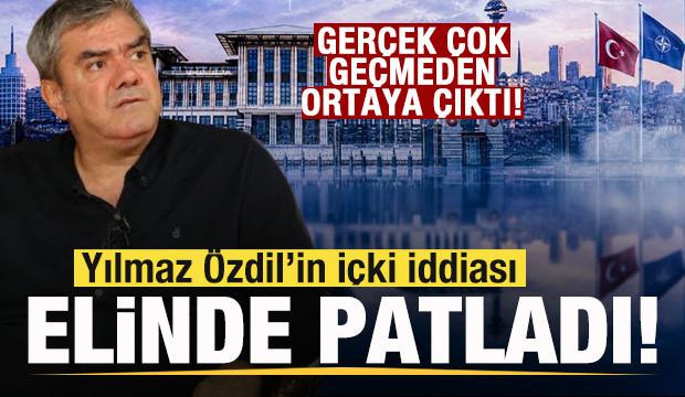 Yılmaz &Ouml;zdil'in NATO yemeğinde 'i&ccedil;ki' iddiası elinde patladı! Ger&ccedil;ek ortaya &ccedil;ıktı!