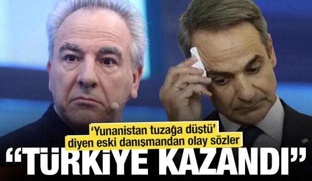 'Yunanistan tuzağa d&uuml;şt&uuml;' diyen eski danışmandan olay s&ouml;zler: 'T&uuml;rkiye kazandı'