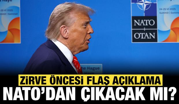 Zirve &ouml;ncesi flaş a&ccedil;ıklama: ABD NATO'dan &ccedil;ıkacak mı?