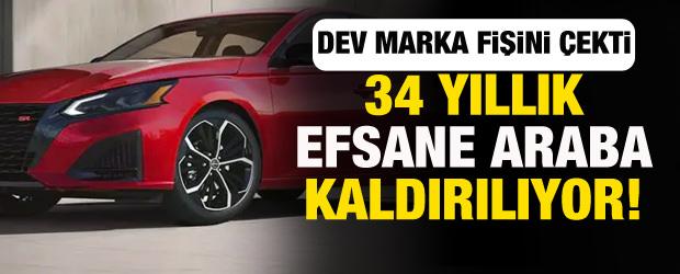 34 yıllık efsane otomobil kaldırılıyor! Dev marka fişini &ccedil;ekti
