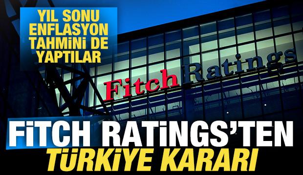 Fitch Ratings, T&uuml;rkiye'nin kredi notunu teyit etti! S&uuml;rpriz enflasyon tahmini