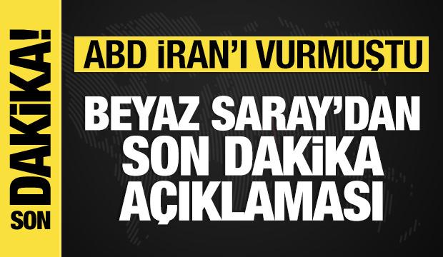 ABD, İran'ı f&uuml;zelerle vurmuştu: Beyaz Saray'dan a&ccedil;ıklama geldi