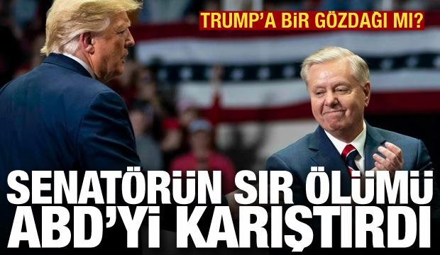 ABD'li &uuml;nl&uuml; senat&ouml;r&uuml;n sır &ouml;l&uuml;m&uuml;&hellip; Trump&rsquo;a g&ouml;zdağı vermeye d&ouml;n&uuml;k bir mesaj mı var?