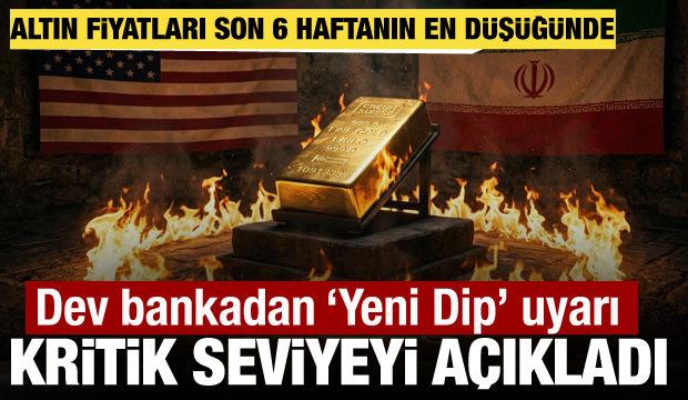 Altında sert &ccedil;&ouml;k&uuml;ş! Son 6 haftanın en k&ouml;t&uuml;s&uuml;: Dev bankadan 'yeni dip' uyarısı geldi