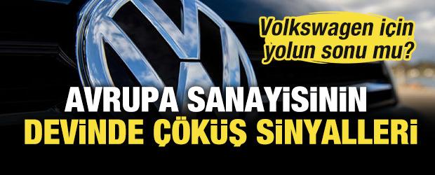 Avrupa sanayisinin devinde &ccedil;&ouml;k&uuml;ş sinyalleri: Volkswagen i&ccedil;in yolun sonu mu?
