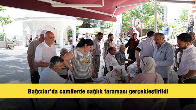 Bağcılar&rsquo;da camilerde sağlık taraması ger&ccedil;ekleştirildi 