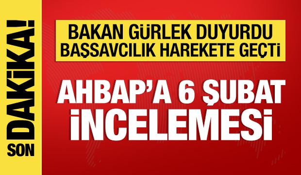 Bakan G&uuml;rlek'ten Ahbap soruşturmasıyla ilgili a&ccedil;ıklama