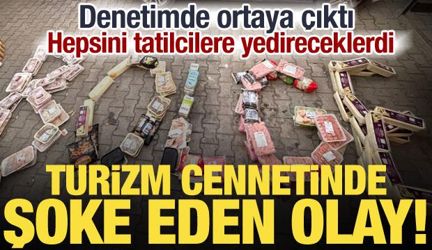 Bodrum'da gıda skandalı! 1 ton 200 kilo &uuml;r&uuml;n imha edildi