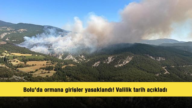 Bolu'da ormana girişler yasaklandı! Valilik tarih a&ccedil;ıkladı 