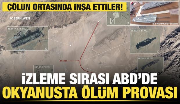 &Ccedil;in'den &ccedil;&ouml;l&uuml;n ortasında ABD'ye g&ouml;zdağı: Okyanusta &ouml;l&uuml;m provası
