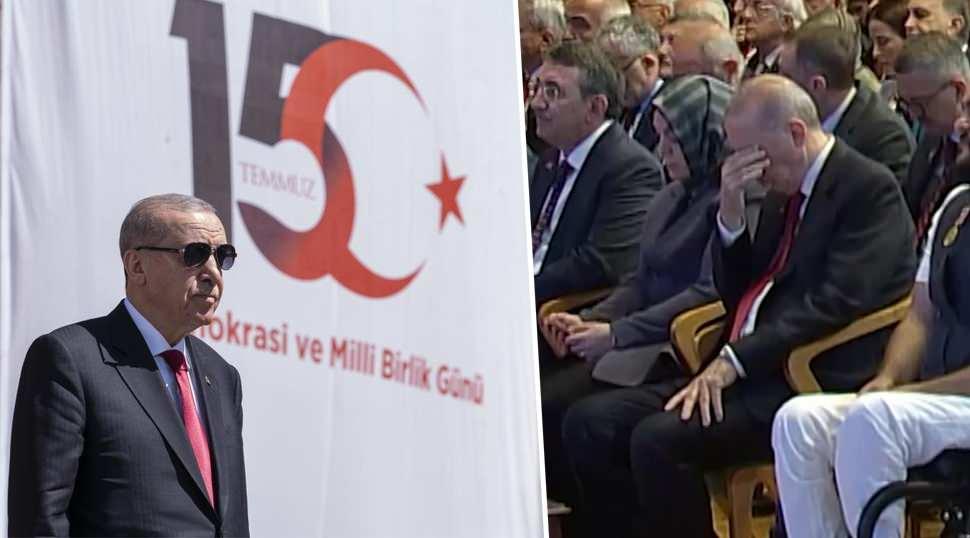 Cumhurbaşkanı Erdoğan, 15 Temmuz anma programında duygusal anlar yaşadı