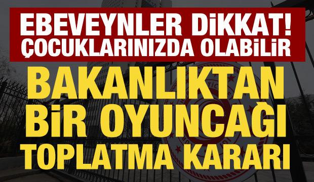 Dikkat! &Ccedil;ocuklarınızda olabilir: Bakanlıktan 'peluş kaz' oyuncağını toplatma kararı