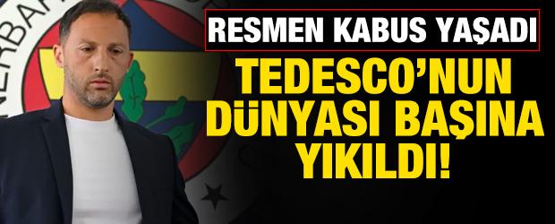 Domenico Tedesco'nun d&uuml;nyası başına yıkıldı! Kabusu yaşadı