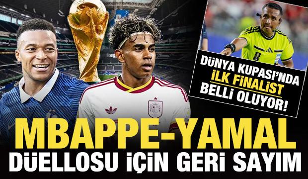 D&uuml;nya Kupası'nda ilk finalist belli oluyor! Mbappe-Yamal d&uuml;ellosu i&ccedil;in geri sayım