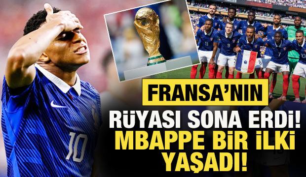 Fransa 2026 FIFA D&uuml;nya Kupası'na veda etti! Mbappe ilki yaşadı