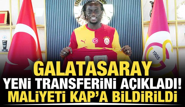 Galatasaray yeni transferinin maliyetini a&ccedil;ıkladı