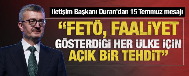 İletişim Başkanı'ndan," İrade Bizim, Zafer Bizim Paneli"ne video mesaj