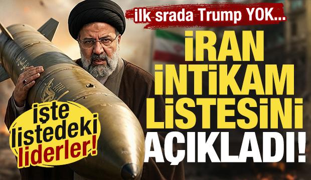 İran intikam listesini a&ccedil;ıkladı! İlk sırada Trump yok! İşte listede yer alan liderler...