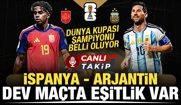 İspanya - Arjantin! CANLI