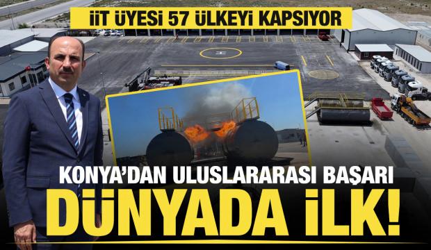 Konya B&uuml;y&uuml;kşehir İtfaiyesi d&uuml;nyada JOIFF tarafından akredite edilen ilk belediye oldu