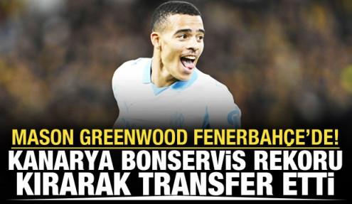 Mason Greenwood Fenerbah&ccedil;e'de! Kanarya bonservis rekoru kıracak