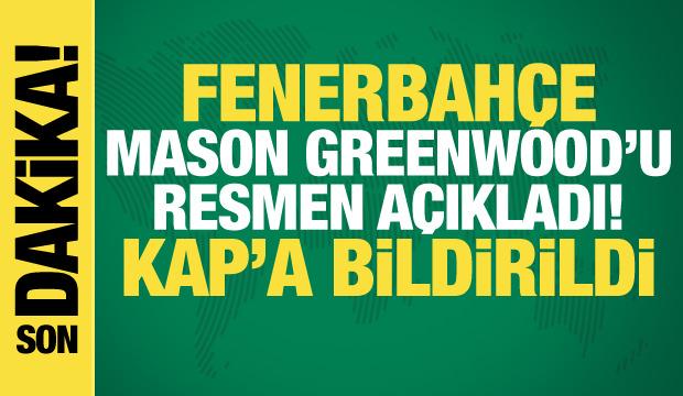 Mason Greenwood resmen Fenerbah&ccedil;e'de! KAP'a bildirildi