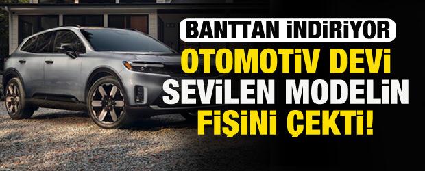 Otomotiv devi sevilen modelin fişini &ccedil;ekti! Banttan indiriyor
