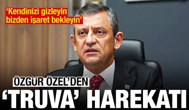 &Ouml;zel'den Kılı&ccedil;daroğlu'na "Truva" harekatı: Kendinizi gizleyin, bizden işaret bekleyin
