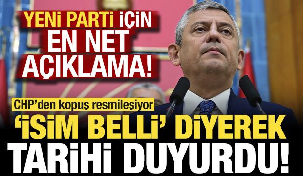 &Ouml;zg&uuml;r &Ouml;zel'den yeni parti a&ccedil;ıklaması: 'İsmi belli' diyerek tarih verdi!