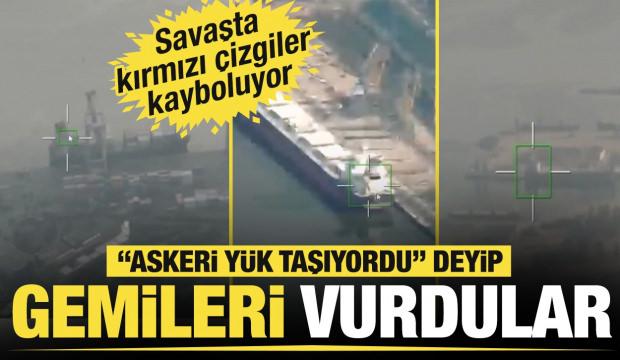 Rusya, &Ccedil;ornomorsk Limanı'nda askeri y&uuml;k taşıdığı &ouml;ne s&uuml;r&uuml;len gemiyi vurduğunu a&ccedil;ıkladı