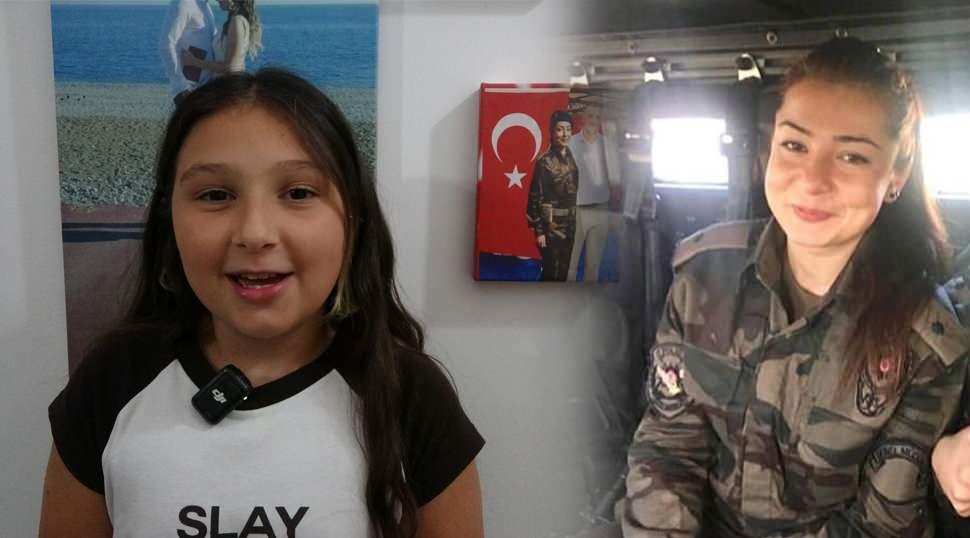 Şehit &Ouml;zel Harekat Polisi G&uuml;lşah G&uuml;ler'in yeğeni halasının izinden gitmek istiyor