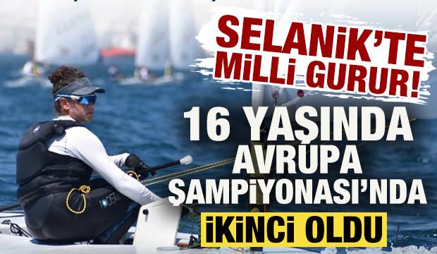 Selanik'te milli gurur! 16 yaşındaki Derin, Avrupa Şampiyonası'nda ikinci oldu