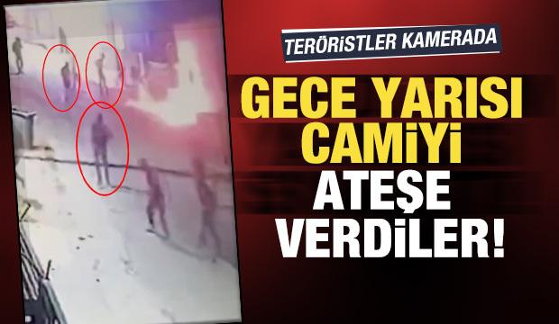 Siyonist &ccedil;etelerden al&ccedil;ak saldırı! Batı Şeria'da camiyi ateşe verdiler