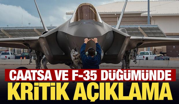 Son Dakika.... CAATSA ve F-35 d&uuml;ğ&uuml;m&uuml;nde kritik a&ccedil;ıklama: &Ccedil;&ouml;z&uuml;me yakınız!
