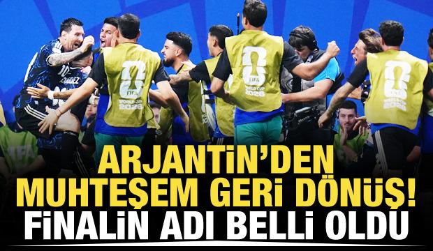 Tarihi geri d&ouml;n&uuml;ş! D&uuml;nya Kupası'nda finalin adı belli oldu