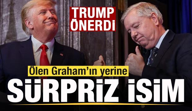 Trump a&ccedil;ıkladı! &Ouml;len Graham'ın yerine s&uuml;rpriz isim