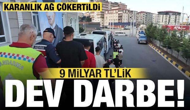 12 iki ilde organize su&ccedil; &ouml;rg&uuml;tlerine dev darbe: 9 milyar TL'lik hesap hareketi