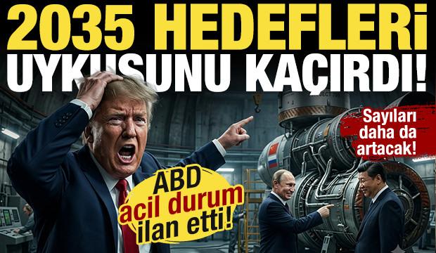 2035 hedefleri ABD'nin uykusunu ka&ccedil;ırdı! &Ccedil;in ve Rusya sayılarını daha da artıracak!
