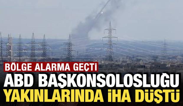 ABD Başkonsolosluğu yakınlarına İHA d&uuml;şt&uuml;: B&ouml;lge alarma ge&ccedil;ti!