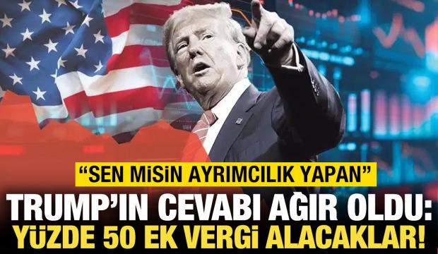 ABD resmen duyurdu: Kanada'ya y&uuml;zde 50 ek vergi!