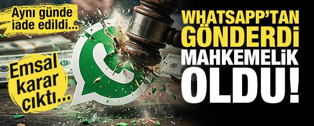Bor&ccedil; mesajını WhatsApp'tan attı, mahkemelik oldu! Emsal karar &ccedil;ıktı...