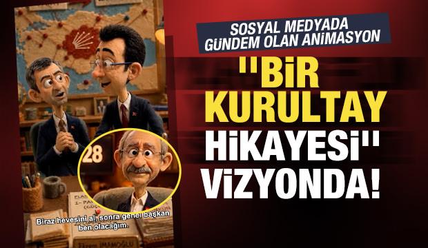 CHP'deki şaibeli kurultay s&uuml;reci animasyona konu oldu!
