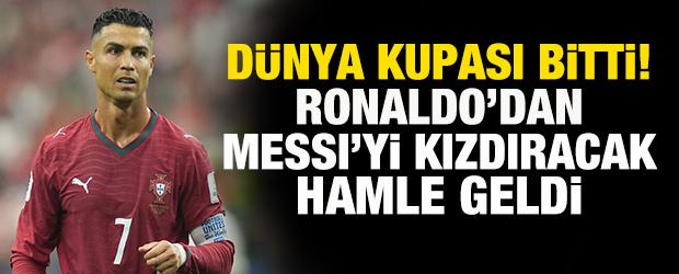 Cristiano Ronaldo'dan sosyal medyada Lionel Messi'yi kızdıracak hamle