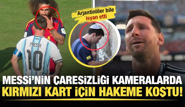 Dev finalde Messi'nin aciziyeti kameralara yansıdı! Arjantinliler bile tepki g&ouml;sterdi  