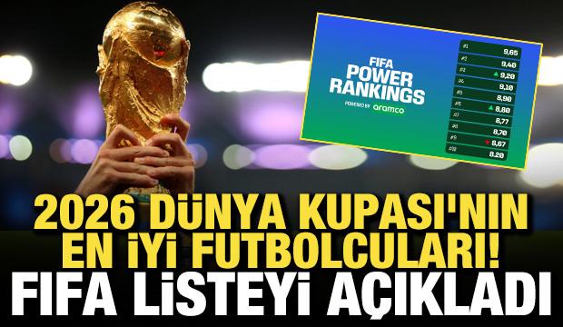 D&uuml;nya Kupası'nın en iyi futbolcuları! FIFA listeyi a&ccedil;ıkladı